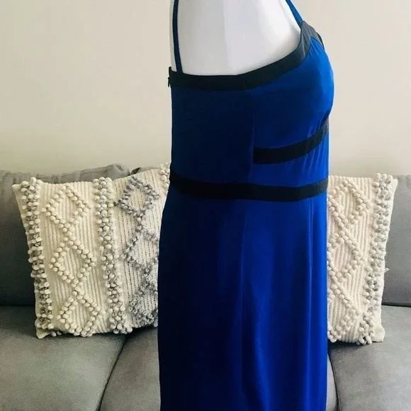 BeBe Spaghetti Strap Dress Trimmed Bodice Size 8 - Picture 5 of 11